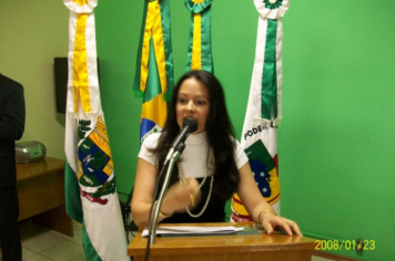 Foto - Sessão Solene em comemoração aos 10 anos do município de Capão do Cipó e entrega de Diploma aos membros da Comissão Emancipacionista.