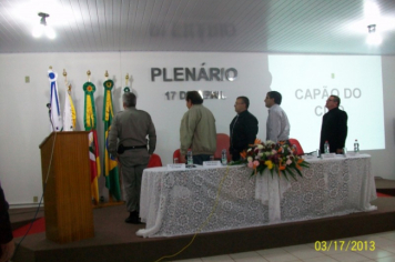 Foto - Sessão Solene em Comemoração aos 13 Anos do Município de Capão do Cipó