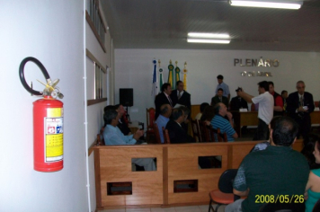 Foto - Sessão Solene em Homenagem aos Ex-Vereadores e à Imprensa