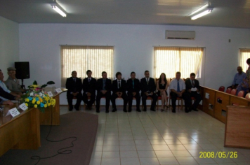 Foto - Sessão Solene em Homenagem aos Ex-Vereadores e à Imprensa