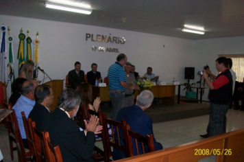 Foto - Sessão Solene em Homenagem aos Ex-Vereadores e à Imprensa