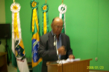 Foto - Sessão Solene em comemoração aos 10 anos do município de Capão do Cipó e entrega de Diploma aos membros da Comissão Emancipacionista.