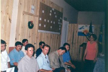 Foto - Sessão Solene de entrega de títulos de Cidadão Honorário aos Srs. Maximiliano Stacowski e Vulmar Silveira Leite, no Clube Aliança, antiga sede da Câmara de Vereadores