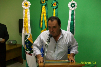 Foto - Sessão Solene em comemoração aos 10 anos do município de Capão do Cipó e entrega de Diploma aos membros da Comissão Emancipacionista.