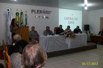 Foto - Sessão Solene em Comemoração aos 13 Anos do Município de Capão do Cipó