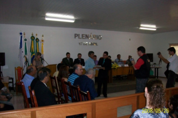Foto - Sessão Solene em Homenagem aos Ex-Vereadores e à Imprensa