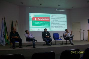 I SEMINÁRIO DE QUALIDADE NO SETOR PÚBLICO E DESENVOLVIMENTO LOCAL
