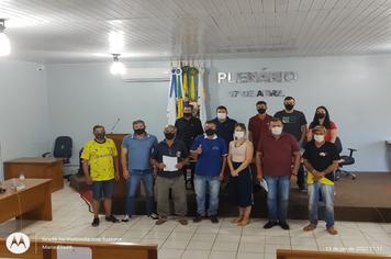REUNIAO COM VEREADORES, PREFEITO, VICE-PREFEITO, SECRETÁRIOS DE FAZENDA, AGRICULTURA E OBRAS, DIA 13/01/2022.