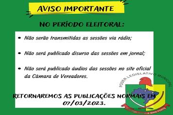 PERÍODO ELEIÇÕES SUPLEMENTARES
