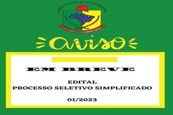 PROCESSO SELETIVO SIMPLIFICADO 01/2023