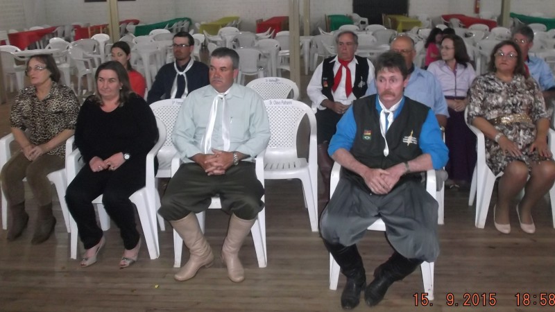 SESSÃO SOLENE NO CTG GENERAL GUMERCINDO SARAIVA, DIA 15/09/2015