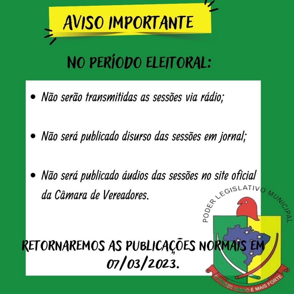 PERÍODO ELEIÇÕES SUPLEMENTARES