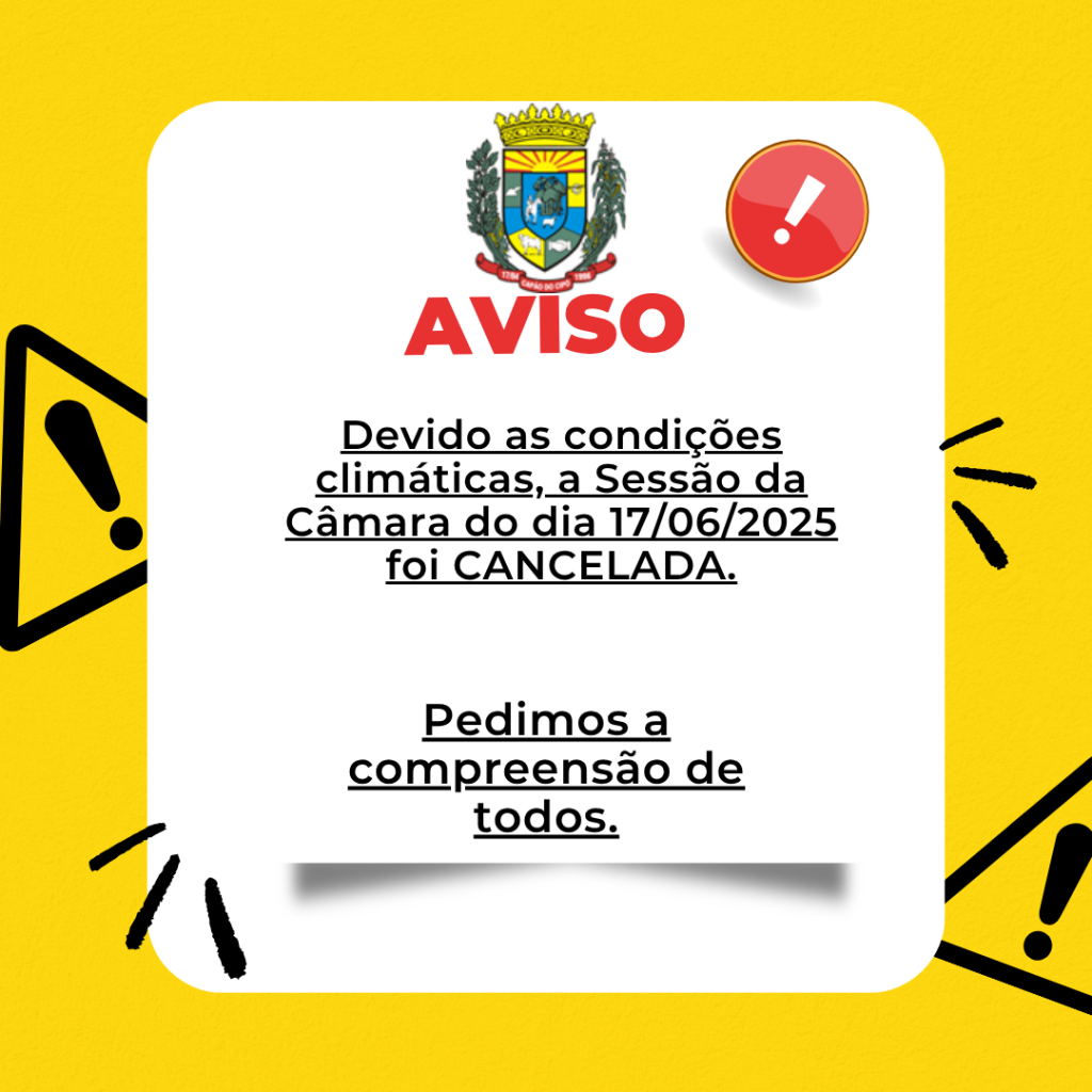 SESSÃO CANCELADA